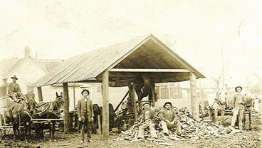 W. C. Gathings Coal & Wood Yard, early 1900's