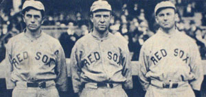 Harry Hooper, Tris Speaker, and Duffy Lewis