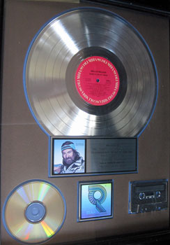 Willie Nelson Platinum Album for "Always on My Mind"