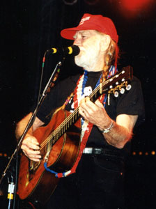 Willie Nelson in concert